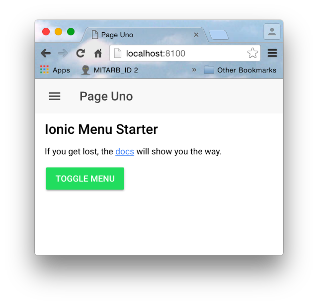 Second Ionic 2 Chrome Screen Shot 2016-07-03 at 14.33.20